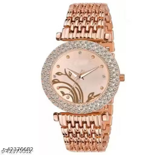 KU Classic Women Watches - gold colour