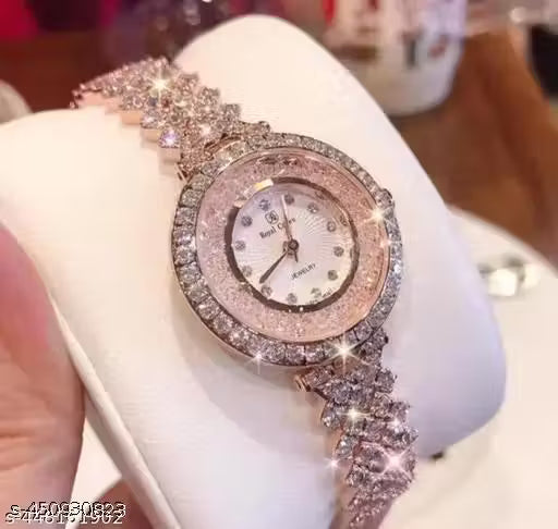 Amigos _ DOUBLE CRYSTAL ROSE GOLD FASHION WATCH