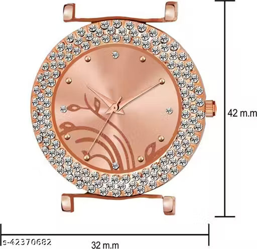 KU Classic Women Watches - gold colour